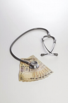 Health and finance concept 