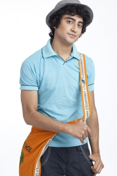 portrait of a boy in stylish clothes