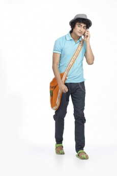 young teenager talking on the phone