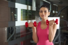girl working out