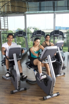 young teenagers at the gym