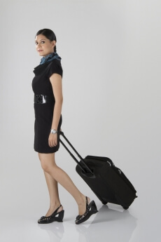 airhostess ready to fly 