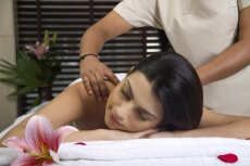 woman at spa centre