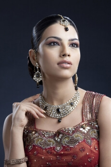woman in ethnic attire