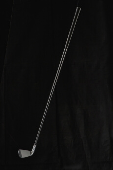 golf club on a black background