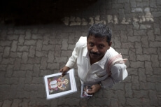 vender at the ganpati festival 