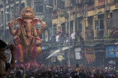 people of india on ganesh chaturthi festival 