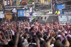 people celebrating ganesh chaturthi