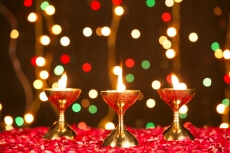 lighting lamps and lights in background 