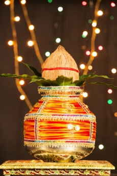 decorated kalash