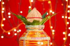 decorated kalash
