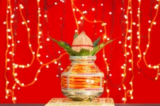 decorated kalash