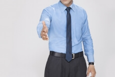 picture of a guy showing hand for handshake 