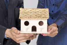close up of couple with home miniature