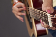 strings of a guitar