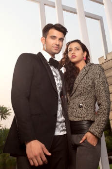 couple in formal wear