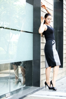 fashion model posing in style 