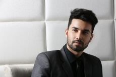 professional man posing with attitude 