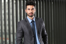man in formal wear posing