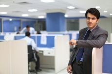 Man in formal attire posing