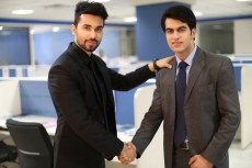 professional men shaking hands 