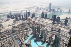 top view from address hotel in dubai 