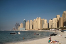 panoramic view of a jumeirah beach