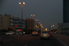 busy traffic roads of dubai