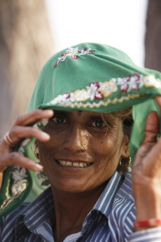 portrait of a rajasthani woman