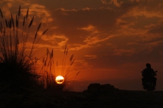sunset in rajasthan 