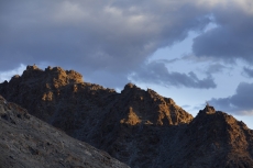 high mountain range