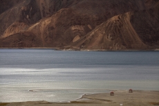 red sala and mountains