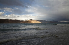 morning view of cold mountains of ladakh