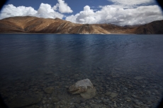 panoramic view of beautiful river with mountains in the background 