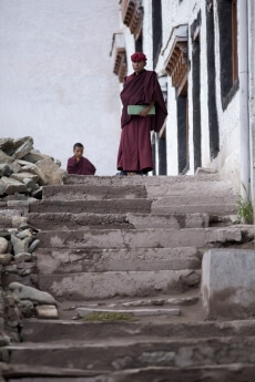 buddhist boys  at the temple