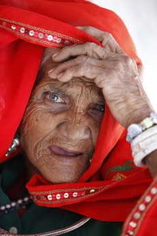 portrait of an old woman 