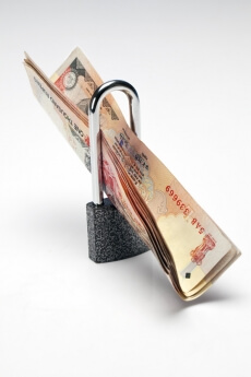 cash with lock 