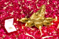 lord ganesha and diamond ring 
