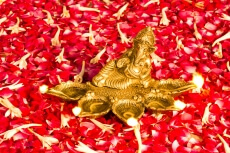 lord ganesha diya stand 
