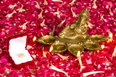 lord ganesha and diamond ring 