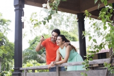 couple having leisure time outdoors