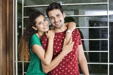 couple enjoying each others company at home