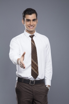 professional man shaking hands 