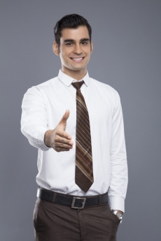 professional man shaking hands 