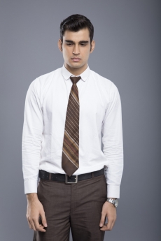 professionally dressed man disappointed 
