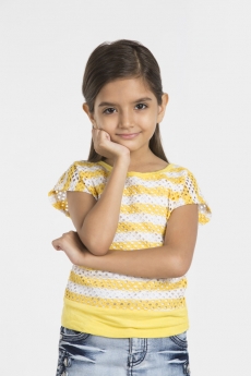 girl kid smiling and posing 