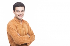 man posing in kurta