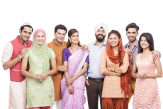 people from all religions standing together