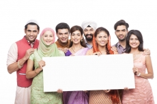 people from all religions with a message board