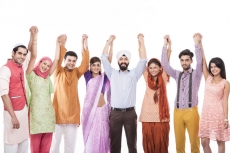 indians holding hands